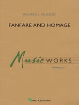 Fanfare and Homage Concert Band sheet music cover